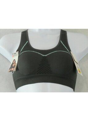 Berlei Women's Low Impact Electrify Seamless Sports Bra, Black, XS